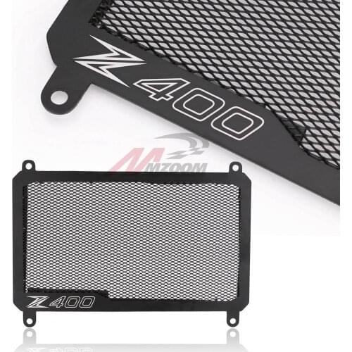 Motorcycle Radiator Guard Grille Protector Radiator Shield For Kawasaki Ninja 400 Z400 Accessories