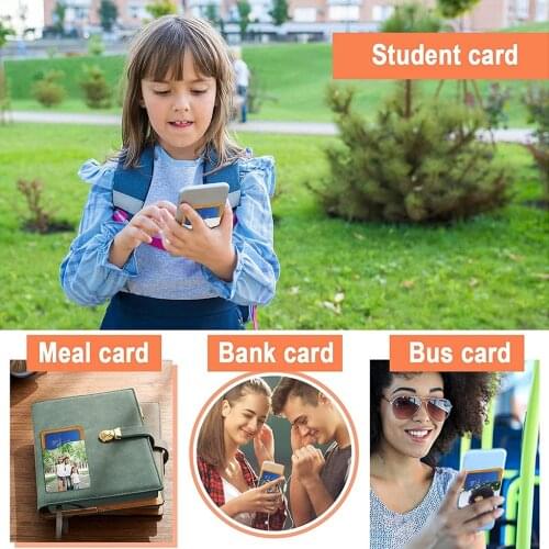 Mobile Phone Holder Card Sticker Multipurpose Mobile Phone Case Wallet Case Suitable for All Smartphones Beige+ White