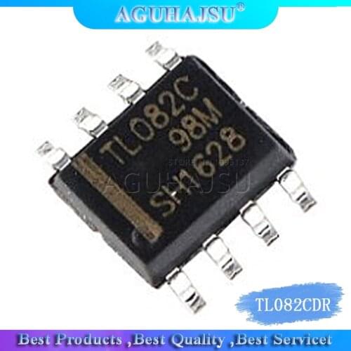10PCS TL082CDR SOP-8 TL082C SOP TL082 082CDR SOP8 SMD