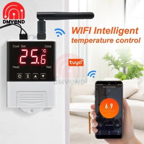 110V 220V Digital Thermoregulator Thermostat Temperature Controller Cool Heat Switch With WIFI Function For Incubator NTC Sensor