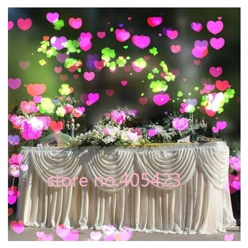 13ft*29'' (3.96M*0.75M) White luxury Wedding shinning ice silk table Skirt With Swag