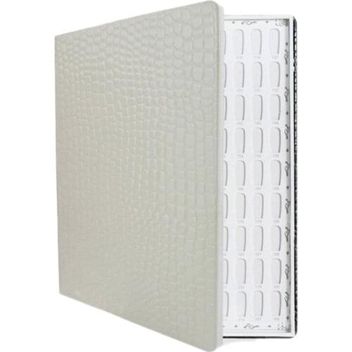 216 Colors Nail Tips Display Book DIY Nail Art Showing Shelf Gel Color Card Chart Painting Display Board