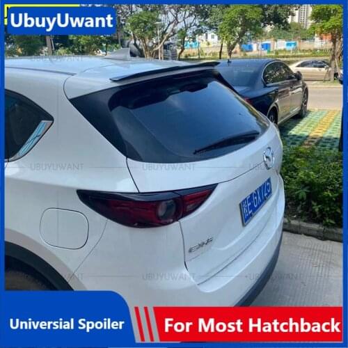 Rear Roof Lip Universal Spoiler For Mazda NEW CX5 CX-5 2019 2020 2021 ABS Plastic Car Tail Wing Decoration Hatchback Spoiler