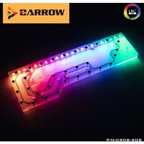 Barrow Water Cooling Kits CRDB-SDB, Waterway Boards for COUGAR DarkBlader Case , for Intel CPU Water Bloc &Single GPU Building