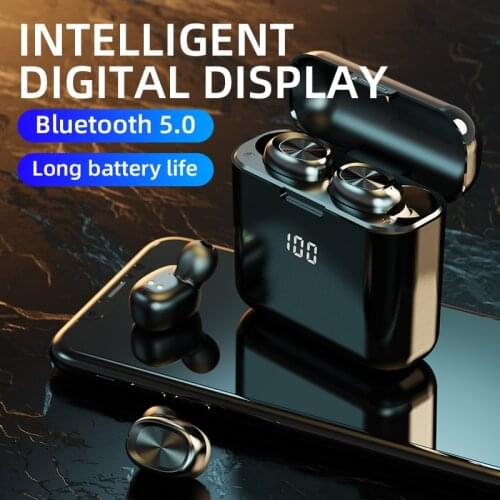 Wireless Bluetooth 5.0 Headset Waterproof Wireless headphones Touch Control Gaming headset Music Earplug With Microphone