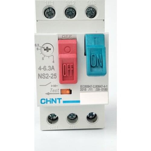 CHINT NS2-25 4-6.3A Manual Motor Starter