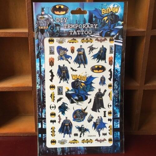 Wholesale Children Temporary Tattoo Anime Cartoon Tattoo Princess Heros Waterproof Health Kid Body Stickers 500pcs Free Shiping