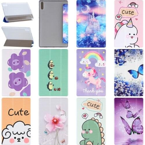 For Lenovo Tab P11 Pro Case 11.5" TB-J706F Tri-Fold PU Leather Avocado Smart Cover For Lenovo Tab P11 TB-J606F Case 11" Funda