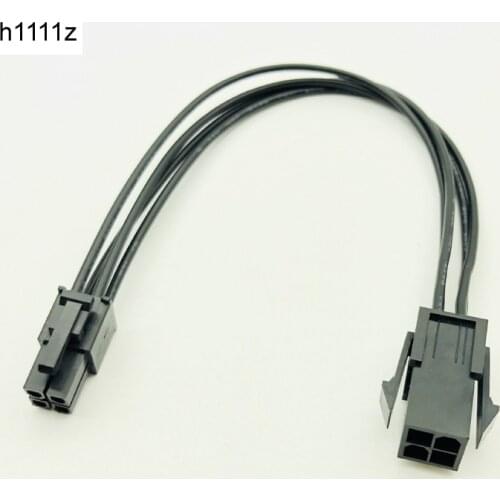 4Pin PC Cable CPU Power Supply Extension Cord Cable Desktop 4 Pin 4P ATX Power Male to Female Connector Cable 20cm UL 18AWG Wire