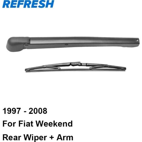 REFRESH Rear Wiper Arm & Blade for Fiat Weekend 1997 1998 1999 2000 2001 2002 2003 2004 2005 2006 2007 2008