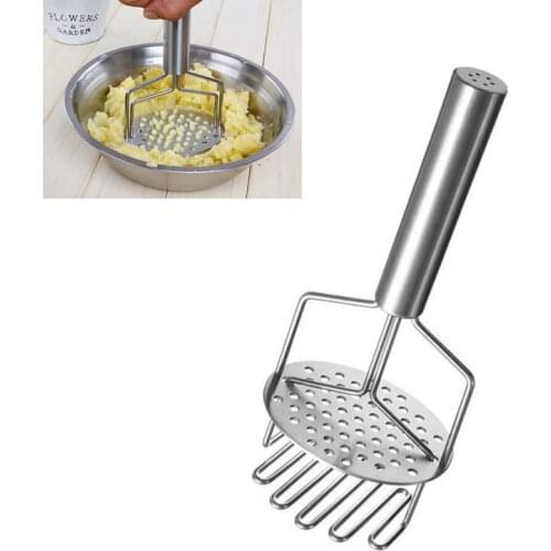 Stainless Steel Potato Masher Ricer Kitchen Gadgets Potato Mud Pressure Food Grade Fruit Vegetable Kitchen Tools Accessories