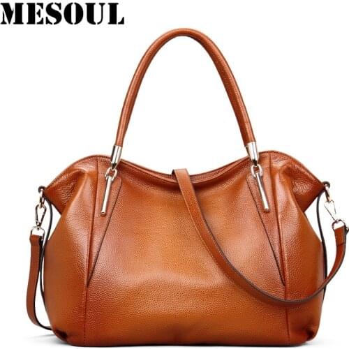 Коричневые женские сумки MESOUL China At AliExpress