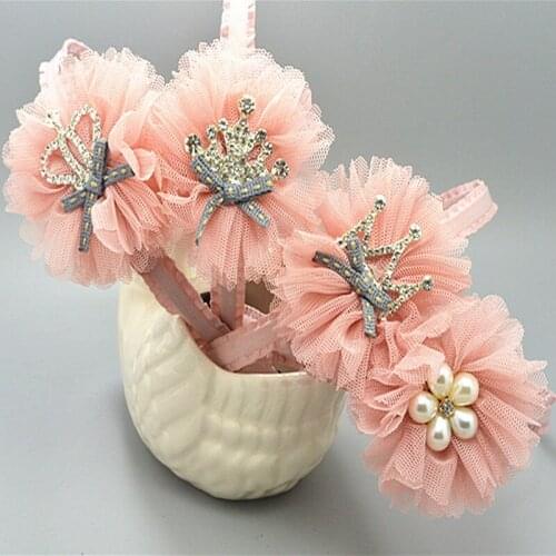 1 Pcs Sweet girls Gift Cute Princess Crown Hairband Girls Kids Hair Head Bows Accessories For Children Barrette Headdress