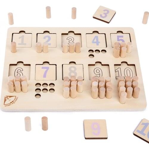 Montessori Teaching Aid Geometric Figure Panel Wooden Puzzle Shape Matching Cognitive Board Early Childhood Education Math Toy