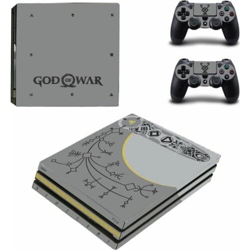 God of War PS4 Pro Stickers Play station 4 Skin Sticker Decal For PlayStation 4 PS4 Pro Console & Controller Skins Vinyl
