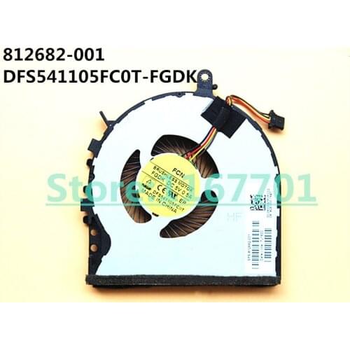 New Original Laptop/Notebook CPU Cooling Fan For HP ENVY 17-N M6-P M6-P113DX 812682-001 DFS541105FC0T-FGDK EF75070S1-C390-S9A