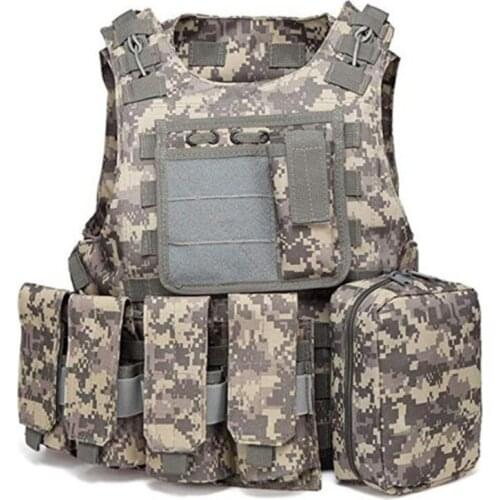 Hunting Military Airsoft MOLLE Nylon Combat Paintball Vest Tactical