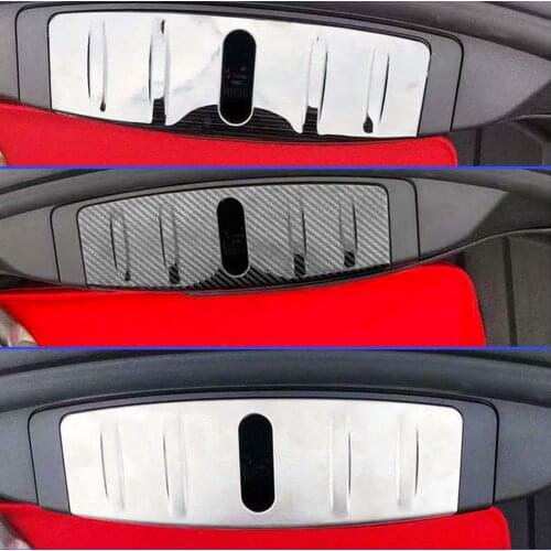 Car Front Engine Trunk Box Luggage Bumper Panel for Tesla Model 3 2019 Car Modified Decorative Strip