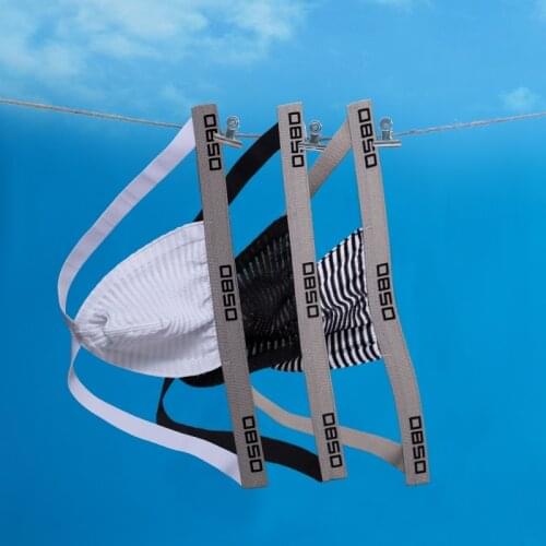 0850 G-strings Striped Black And White Color Males Thongs Comfortable Domineering Hollow Simple Soft Handfeeling Thinness Pants