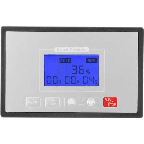 Motor Speed Regulator 60A 10-55V DC Brush Motor Speed Controller Digital LCD Slow Run/Stop Timer Reversible