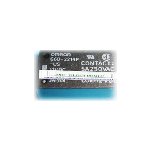 RELAY G6B-2214P-US-12V G6B-2214P-US DC12V G6B-2214P-US-12VDC G6B-2214P -US 12VDC new original 5PCS/LOT