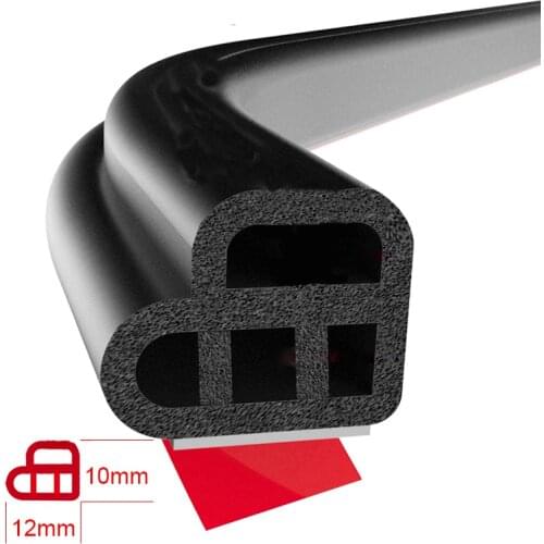 Car Door Rubber L-type Seal Strips for Toyota Tacoma Tercel Tiara Van Venza Yaris Hiace Prius V Hilux Land Cruiser