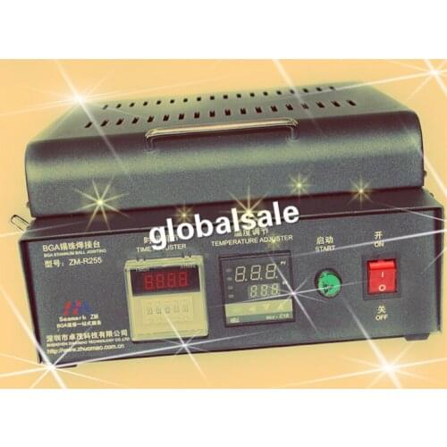 FREESHIPPING ZhuoMao ZM-R255 BGA welding soldering machine dry BGA chip in reballing BGA rework station for motherboard reparing