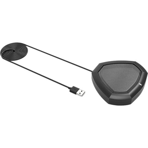 USB Conference Microphone Omnidirectional Condenser Pc Notebook Microphone with Mute Function