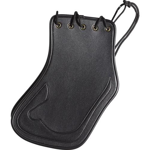 Motorcycle PU Leather Heat Saddle Shield Deflectors For Harley Touring Street Road Glide Dyna Fatboy Softail Sportster 883