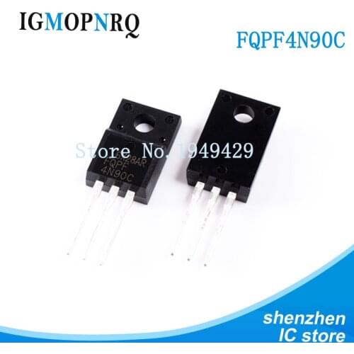 10PCS FQPF4N90C TO-220 4N90C 4N90 MOSFET 900V N-Ch Q-FET advance C-Series New