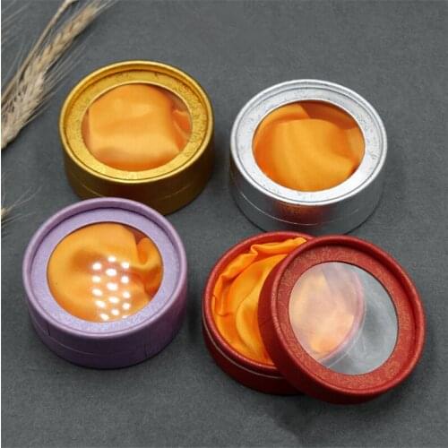 120pcs/lot 4 Colors Round Window With Flower Printing Bracelet Watch Bangle Gift Box,Fashion Jewelry Display Case