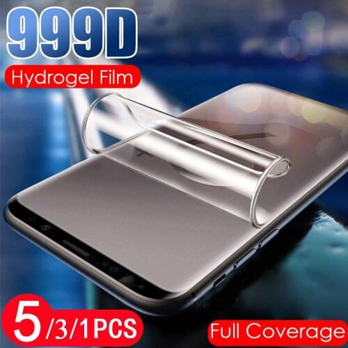 5/3/1Pcs soft full cover for samsung galaxy note 20 Ultra 10 plus pro lite 9 8 hydrogel film Not Glass phone screen protector