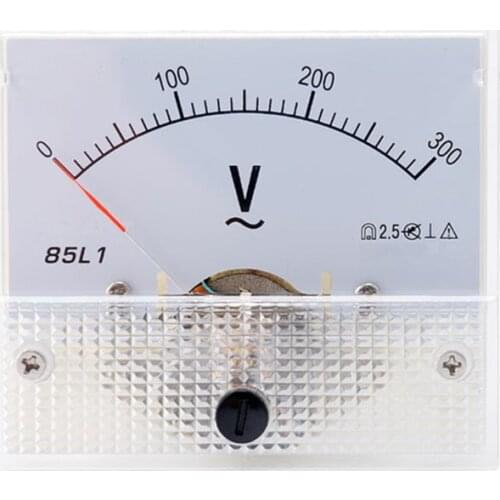 85L1 Pointer AC Voltmeter Class 2.5 Analog Voltage Voltmeter Panel Meter