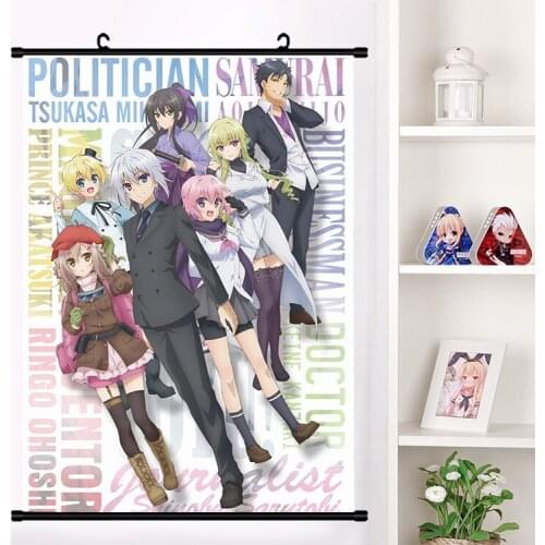 Anime High School Prodigies Have It Easy Even In Another World Prince Akatsuki Wall Scroll Mural Wall Hanging Poster Home Decor