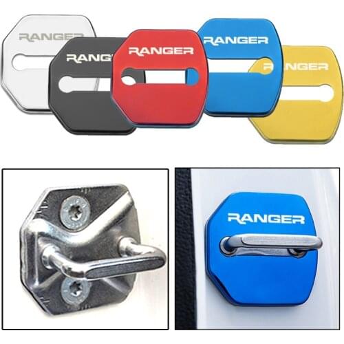 Car Styling Door Lock Covers For Ford Ranger Protective And Decoration Car Accessories Sticker