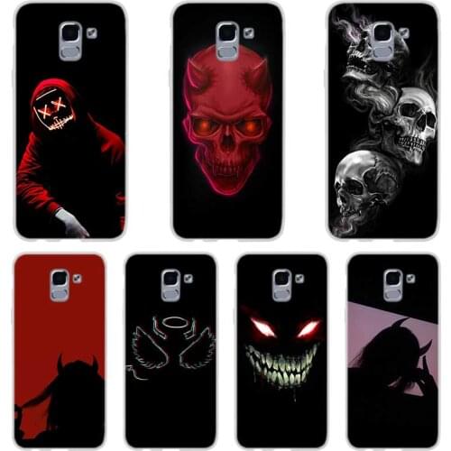 Phone case For Samsung Galaxy J6 J4 J8 Plus J7 2018 J3 J5 J7 Prime Pro 2017 2016 Covers demon