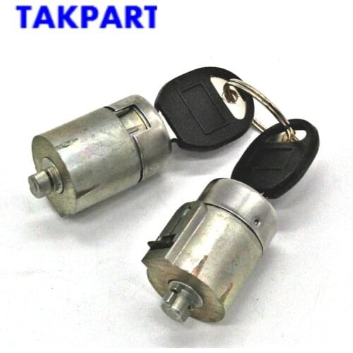 TAKPART New Door Lock Cylinders for Set of 2 Chevy Suburban S-10 BLAZER Jimmy C1500 GMC Pair