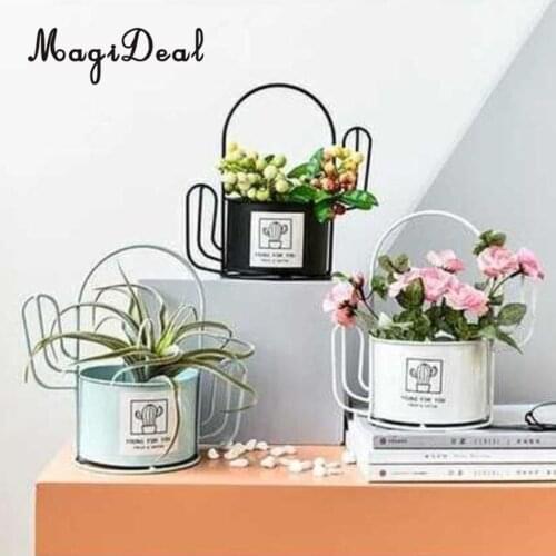 Nordic style Geometric Cactus Shape Iron Flower Vase Minimalist Decor Home Wedding Decoration