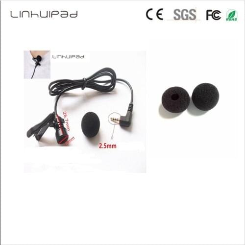 Linhuipad 5mm Dia Black Wind Shield Mic Sponge Cover for Loudspeaker Lapel Microphone Headset Microphone MK-0515 Pack of 3000