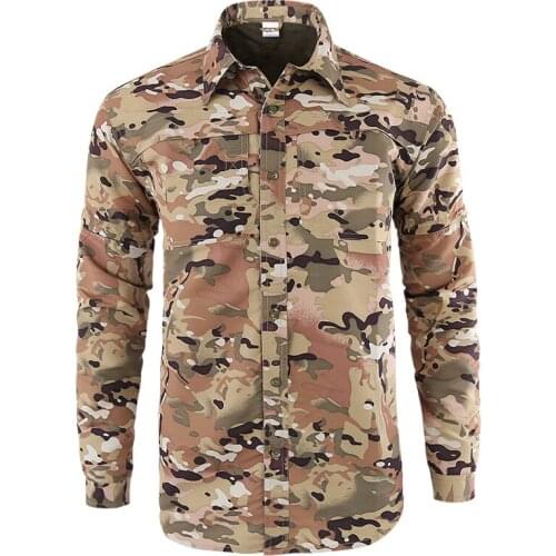 Men Outdoor Sports Quick Dry Hiking Shirts Summer Travel Camping Trekking Anti-Uv Protection Shirts Army Tactical Combat Tops