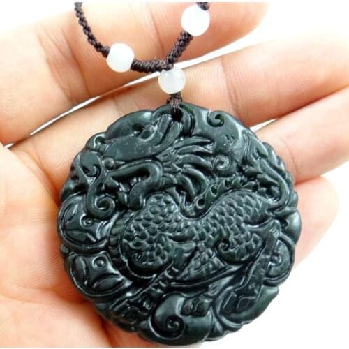 Natural stone Quartz crystal Chinese hand-carved statue Unicorn amulet pendant for diy jewelry making Necklace Accessories