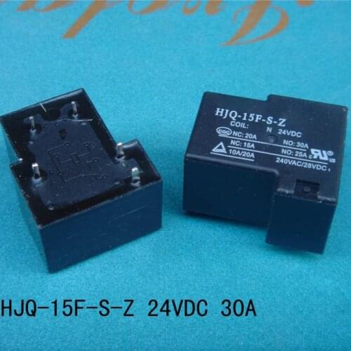 New 5pcs/lot relay HJQ-15F-S-Z-24VDC HJQ-15F-S-Z 24VDC 20A 6PIN