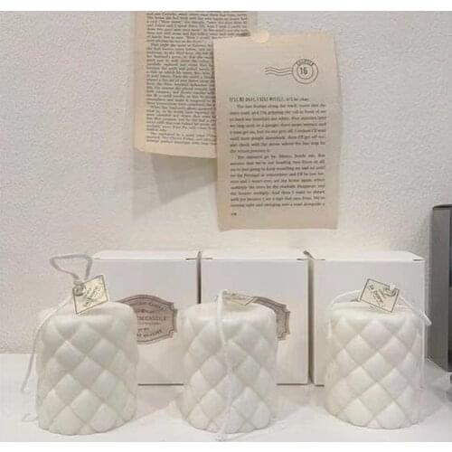 New Silicone Candle Mould Diamond Columnar Mold For Handmade Geometry Soap Candle Kitchen Molds Cake Decorative Mould