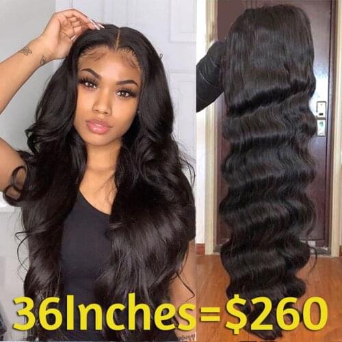 13x4 Lace Front Human Hair Wigs Pre Plucked Body Wave 5x5 Lace Closure Wig Long Size 6x6 Malaysian Human Hair Lace Frontal Wigs