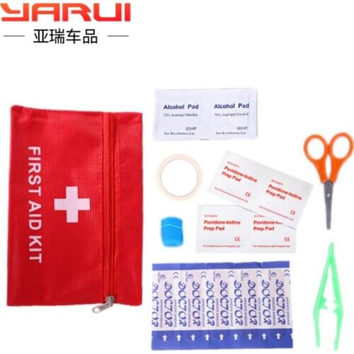 Factory direct selling family medicine portable emergency kits survival lifesaving supplies storage bag car outdoor