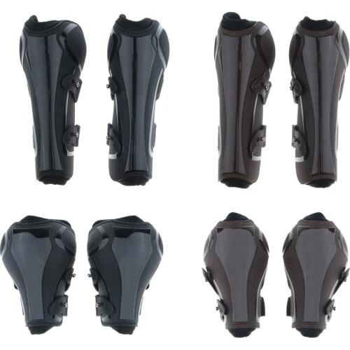 Adjustable Equestrian Tendon Boots Pony Horse Jumping Protection Support