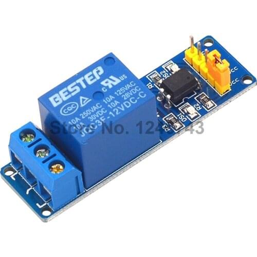 12V 1 Channel Relay Module Optocoupler Isolation Low Level Trigger 12V Relay Module