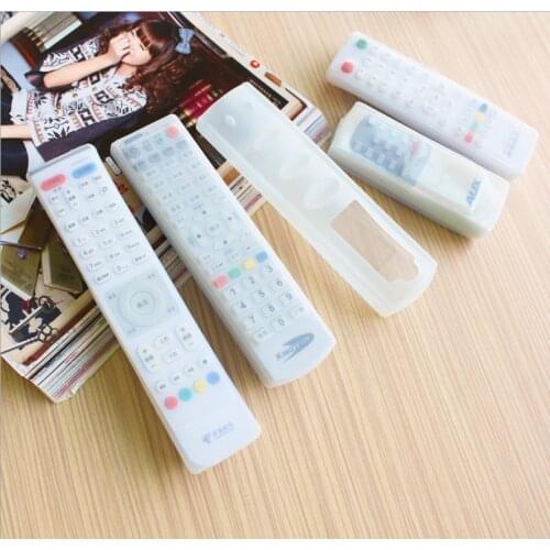1PC Silicone Video TV Air Condition Remote Controler Protective Cases Cover Waterproof Dust Protector Pouch Storage Bags