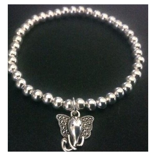 Mixed Style Silver Alloy Elephant Butterfly Owl Cat Stretched Elastic Strand Bead Wrist Bracelet Cuff Bracelet Women Jewelry E01