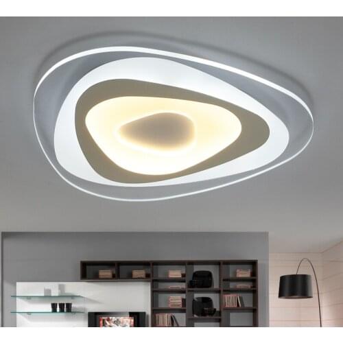 Ultrathin Surface Mounted Triangle Modern led ceiling lights lamp for living room bedroom lustres de sala home Dec Ceiling Lamp